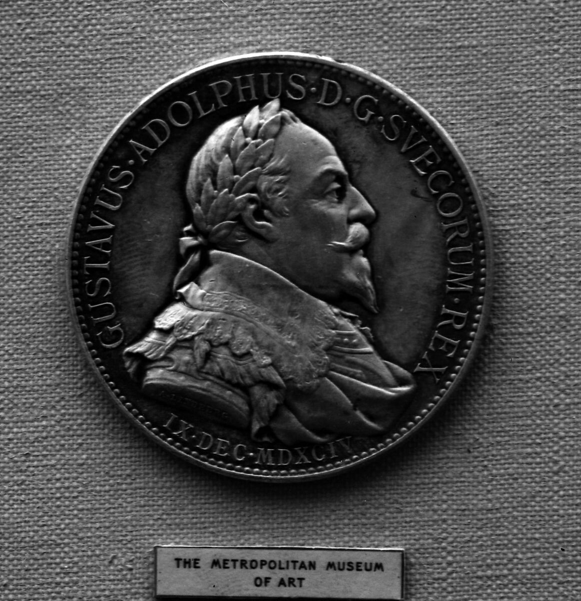 In Honor of the 300th Anniversary of the Birth of Gustavus Adolphus, Medalist: Adolf Lindberg (Swedish, 1839–1916), Silver, Swedish 