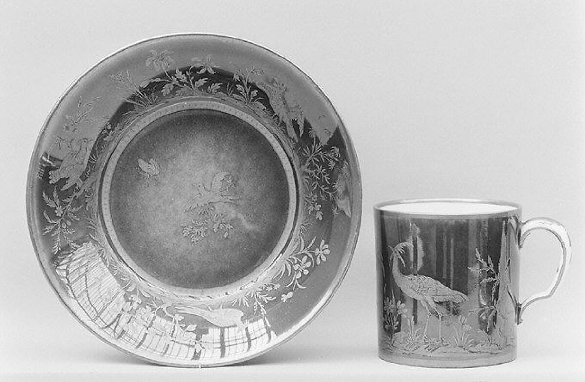 Saucer (soucoupe), Sèvres Manufactory (French, 1740–present), Hard-paste porcelain, French, Sèvres 