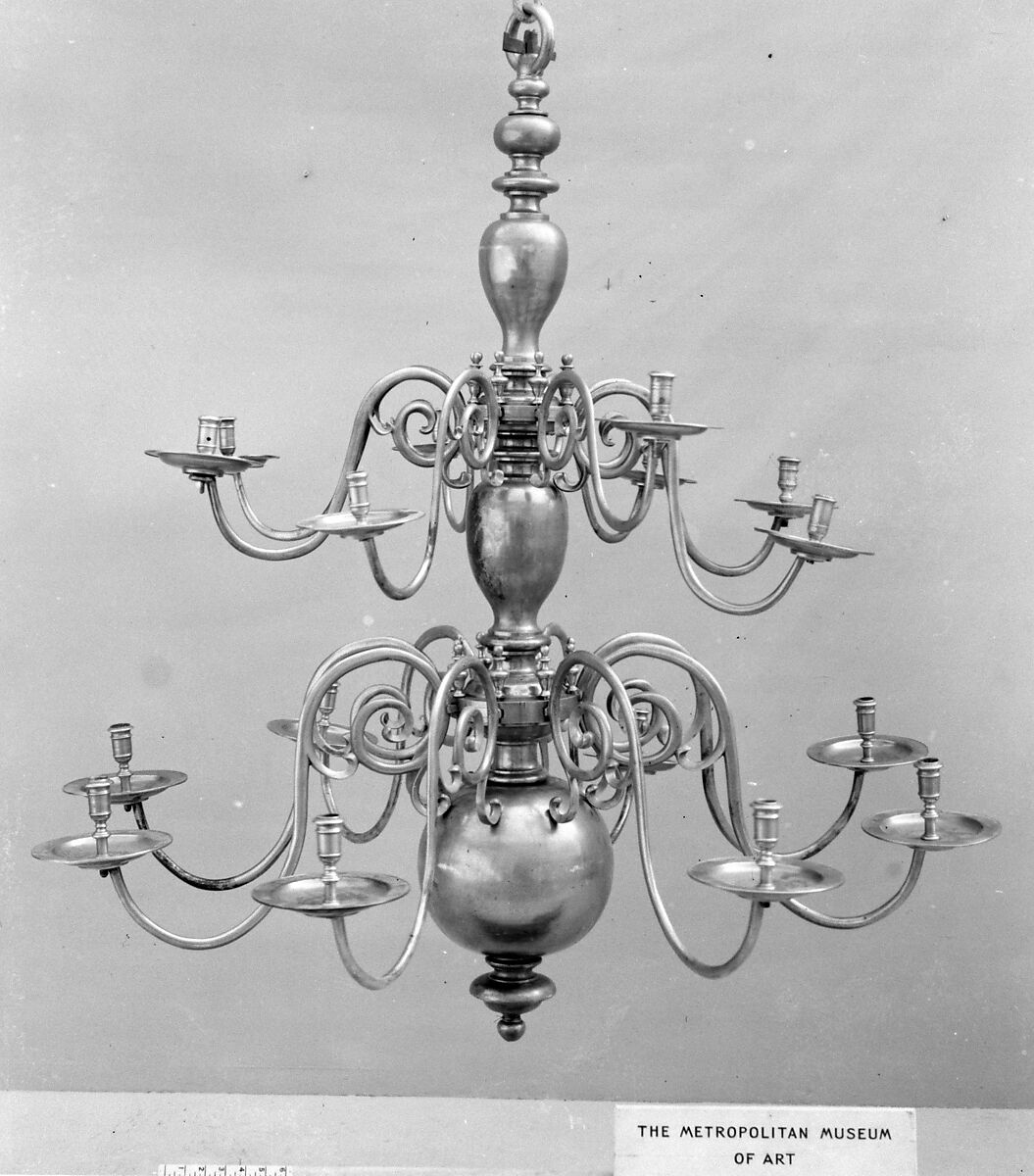 Chandelier, Brass, Dutch 