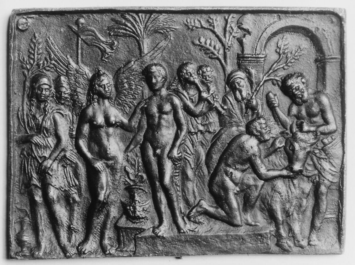 The Triumph of a Hero, Andrea Briosco, called Riccio (Italian, Trent 1470–1532 Padua), Bronze, Italian, Padua 