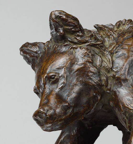 Bear Cub Grooming, Paul Wayland Bartlett (American, New Haven, Connecticut 1865–1925 Paris), Bronze, American