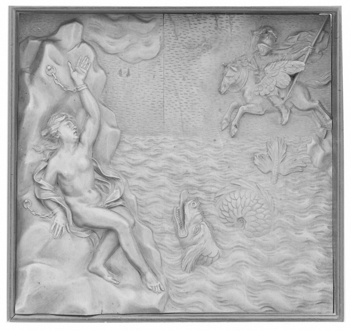 Perseus and Andromeda, Boxwood, Southern German 