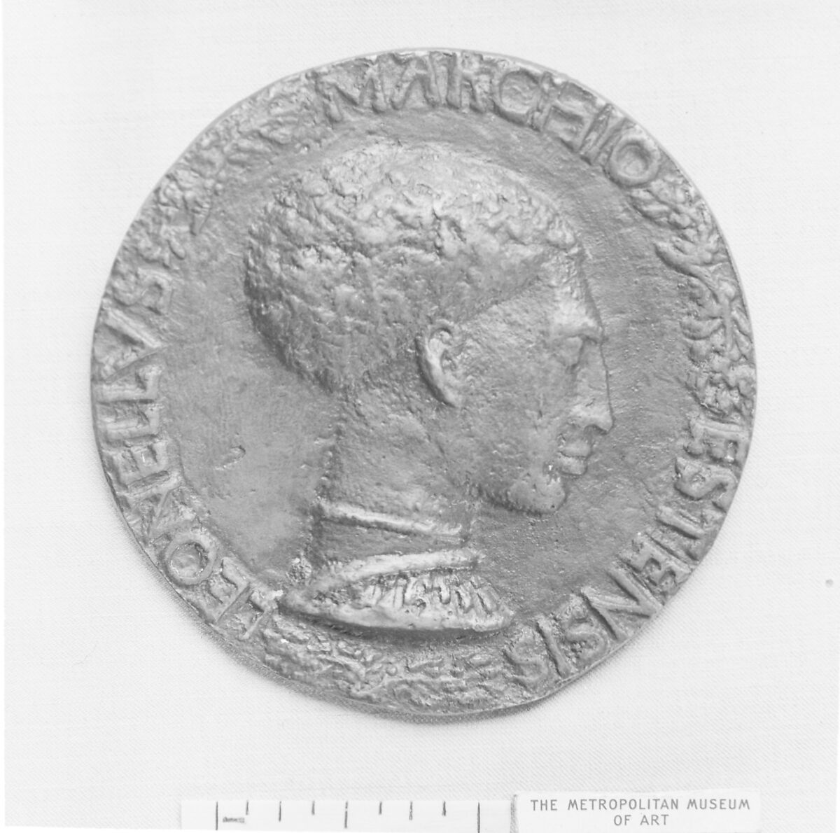 Leonello d'Este, Marquis of Ferrara (1407–1450), Medalist: Pisanello (Antonio Pisano) (Italian, Pisa or Verona by 1395–1455), Bronze, Italian 