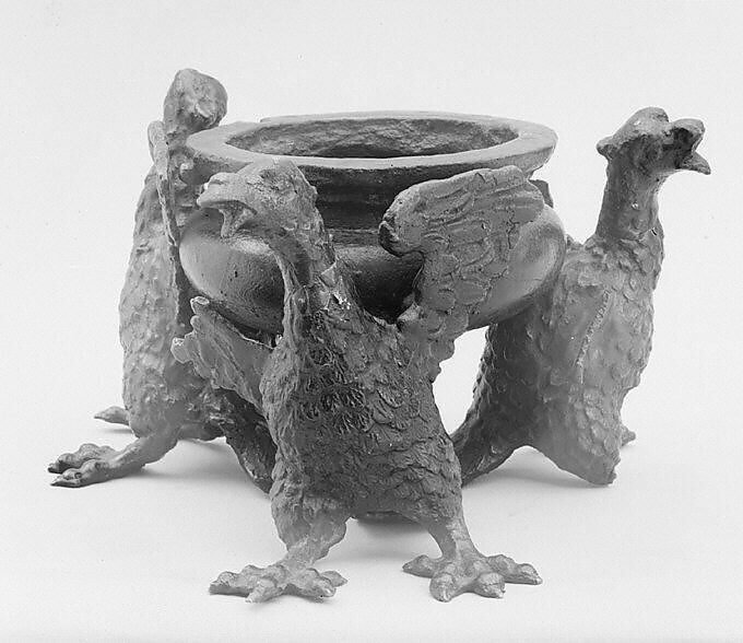 Inkstand, Bronze, probably Northern Italian, Padua