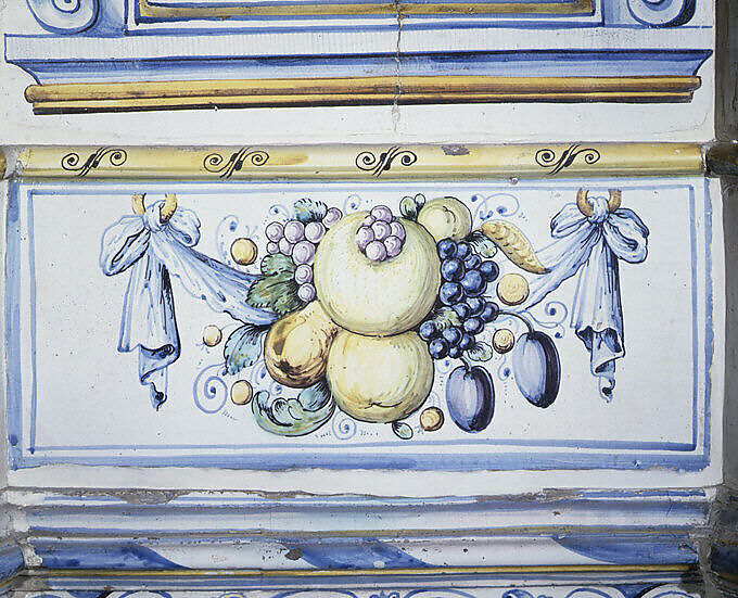 Stove, Attributed to the pottery of David II Pfau (1644–1702), Faience (tin-glazed earthenware), Swiss, Winterthur