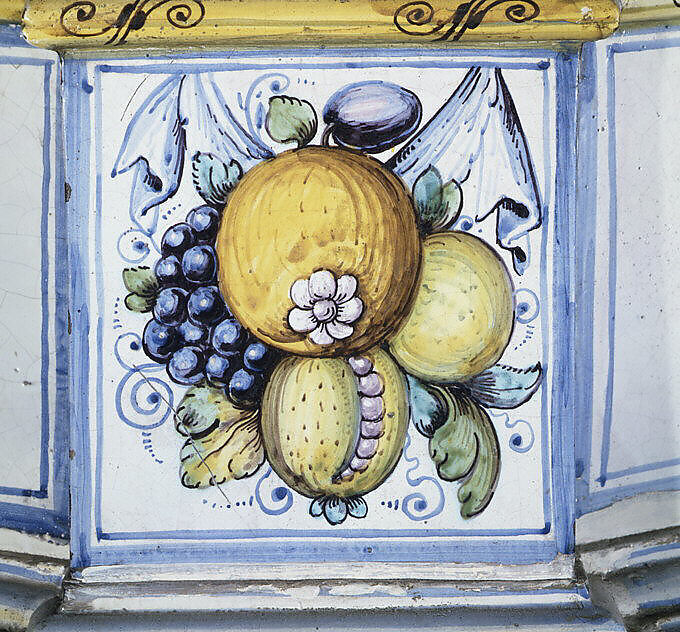 Stove, Attributed to the pottery of David II Pfau (1644–1702), Faience (tin-glazed earthenware), Swiss, Winterthur