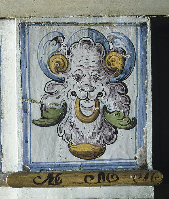 Stove, Attributed to the pottery of David II Pfau (1644–1702), Faience (tin-glazed earthenware), Swiss, Winterthur