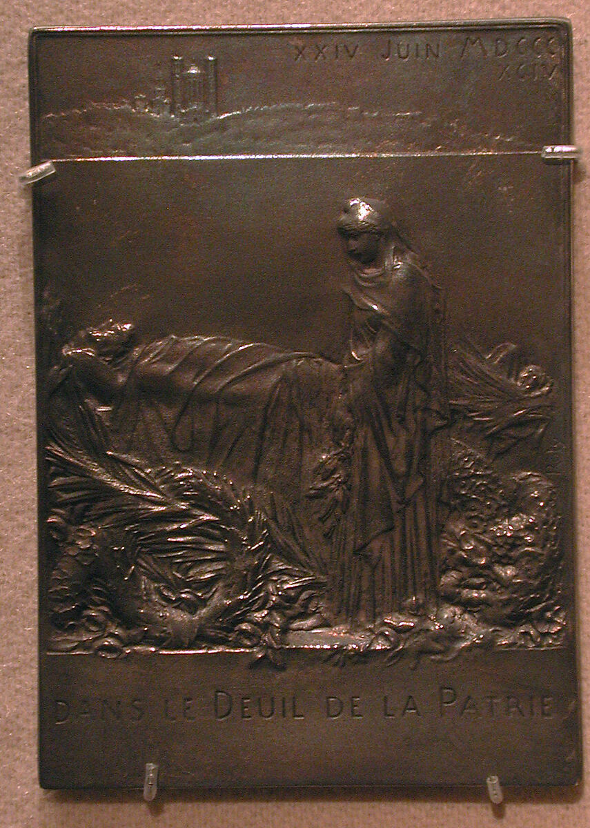 Death and Funeral of President Carnot, 1894, Medalist: Louis-Oscar Roty (French, Paris 1846–1911 Paris), Silver, struck, French
