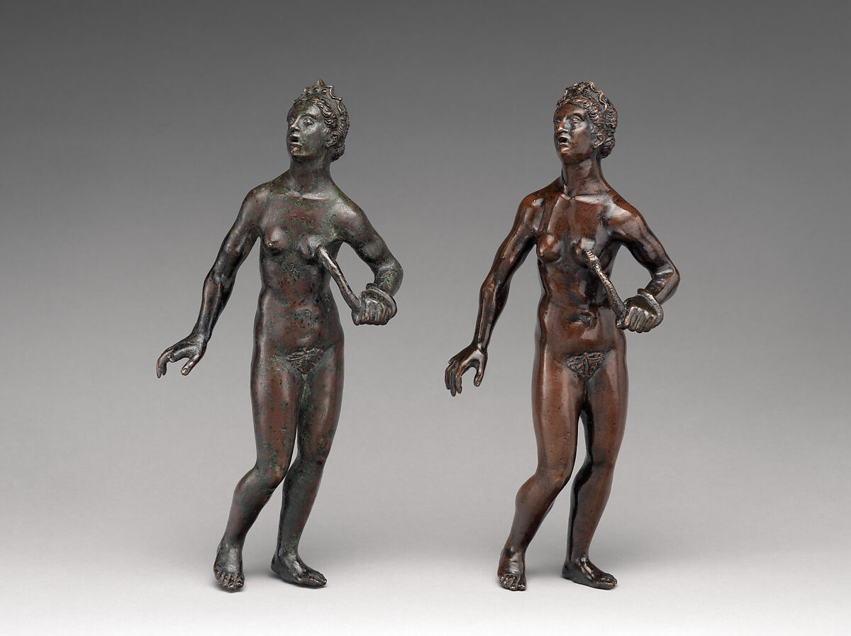 Cleopatra, Workshop of Severo Calzetta da Ravenna (Italian, active by 1496, died before 1543), Bronze, Italian, probably Ravenna