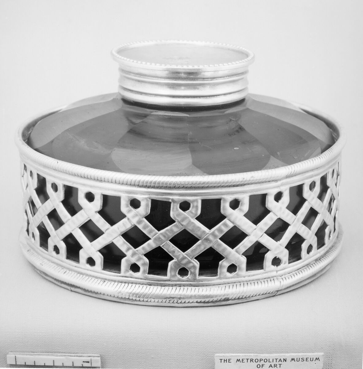 Inkstand, Sheffield plate, British, Sheffield 