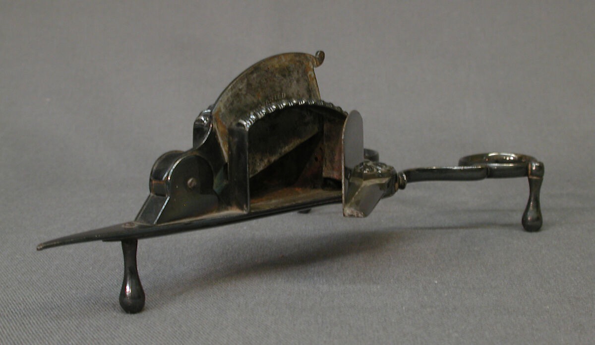 Pair of snuffers, Sheffield plate, British