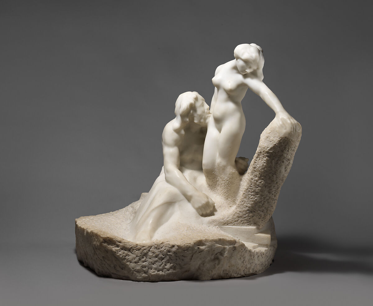 Pygmalion and Galatea, Auguste Rodin (French, Paris 1840–1917 Meudon), Marble, French 