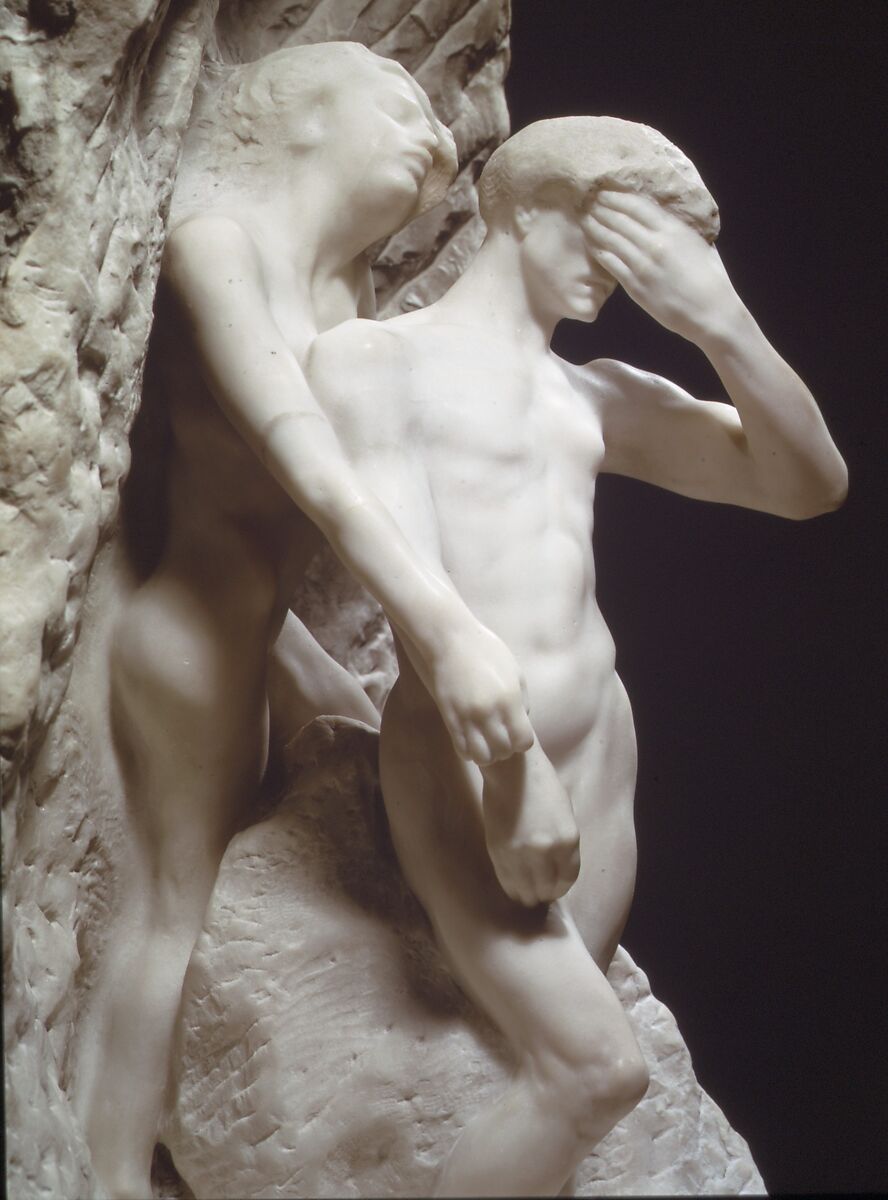 Orpheus and Eurydice, Auguste Rodin (French, Paris 1840–1917 Meudon), Marble, French, Paris