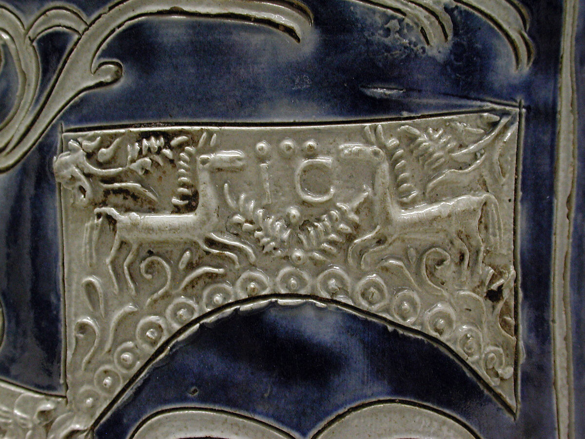 Tankard (Stein), Stoneware; pewter, German, Westerwald