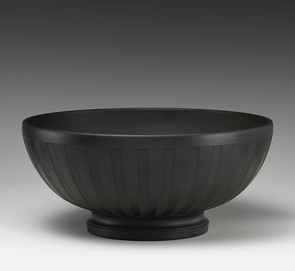 Bowl (part of a set), Wedgwood and Co., Basalt ware, British, Etruria, Staffordshire 