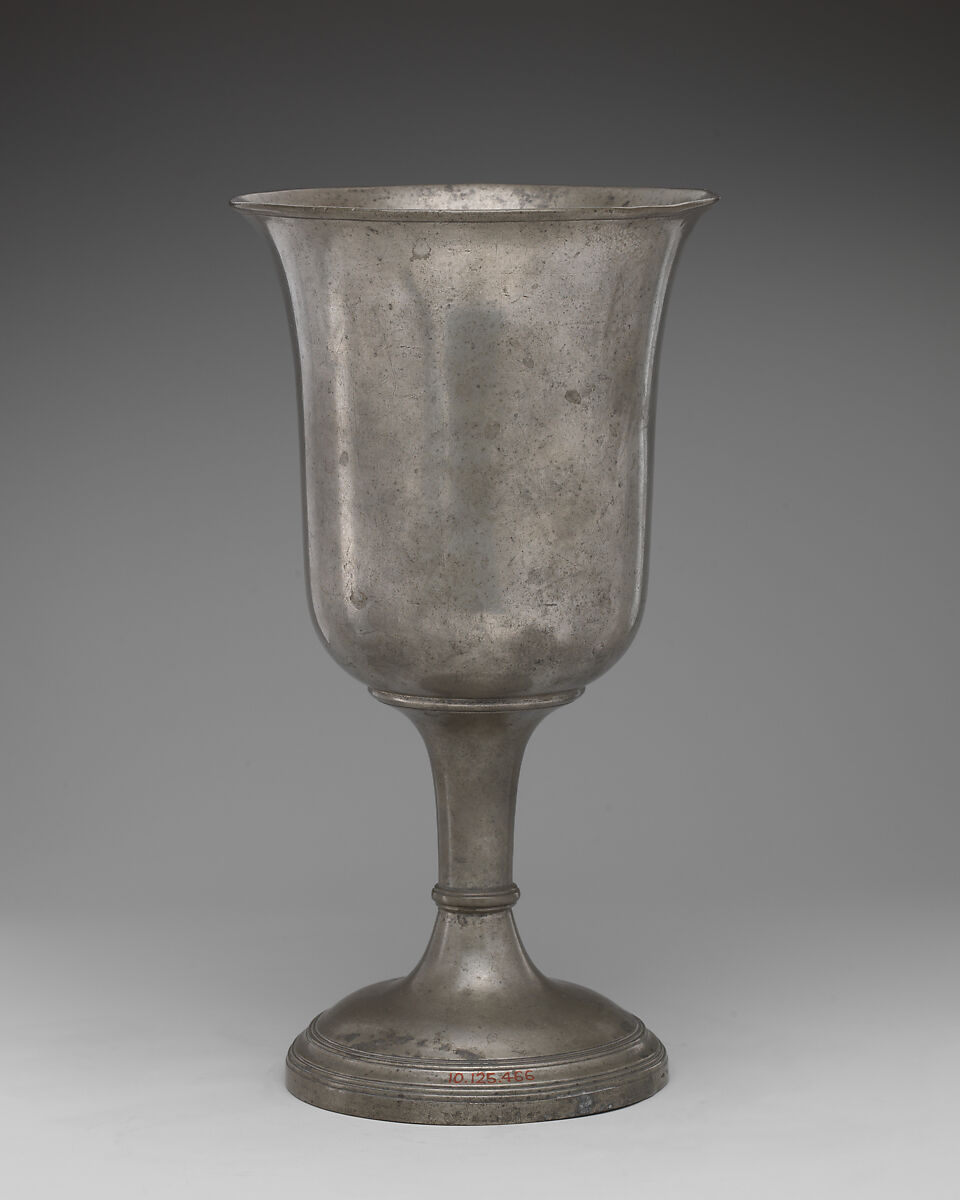 Chalice, Pewter, possibly British 