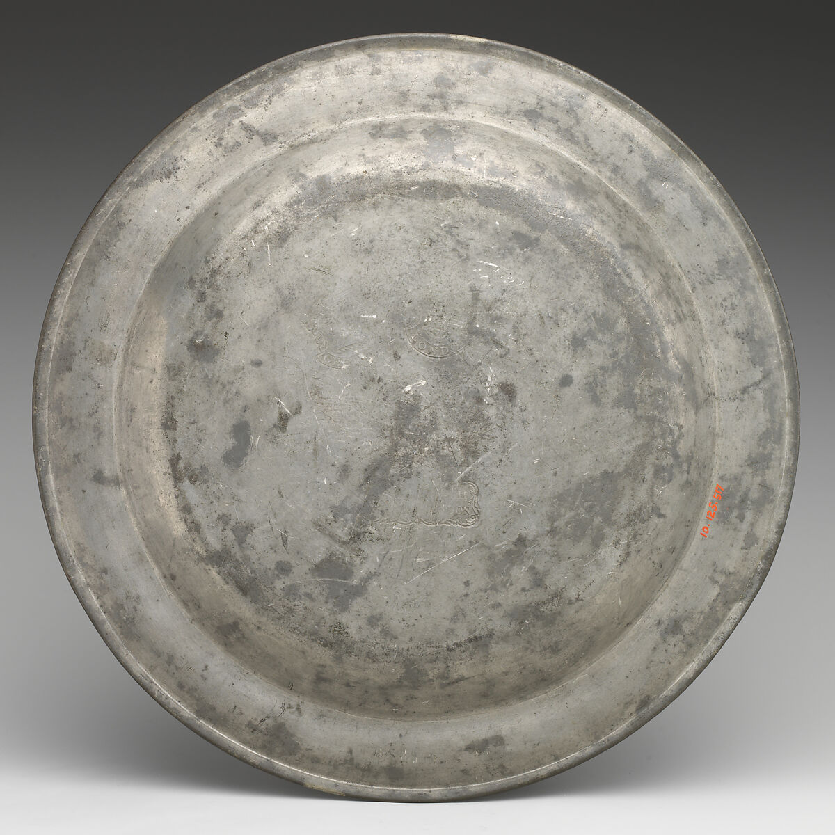 Plate, George Grenfell (or Greenfell) (British, active 1757, died 1784), Pewter, British, London