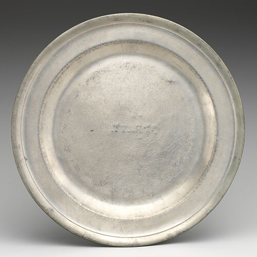 Set of four plates (part of a set)