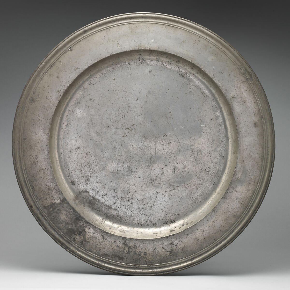 Platter, Pewter, British