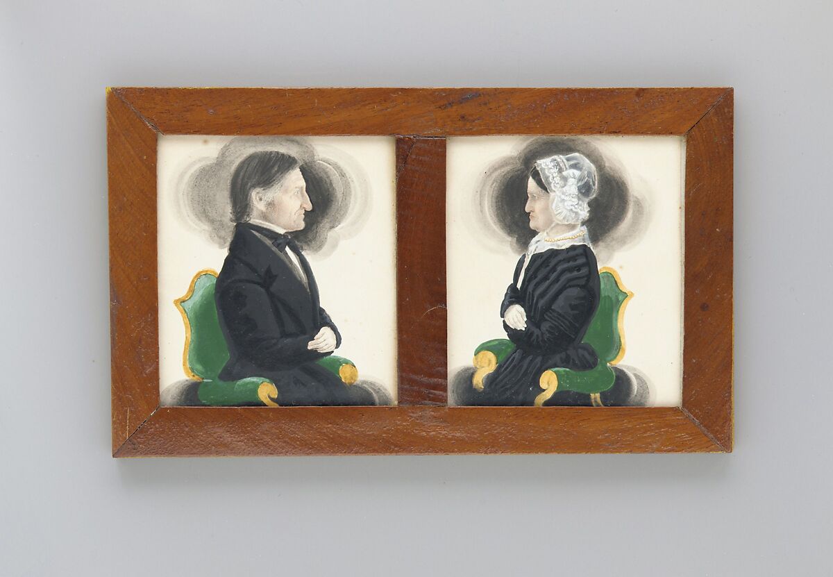 Portrait of an Old Gentleman, James Sanford Ellsworth (1802–1873), Watercolor on paper, American