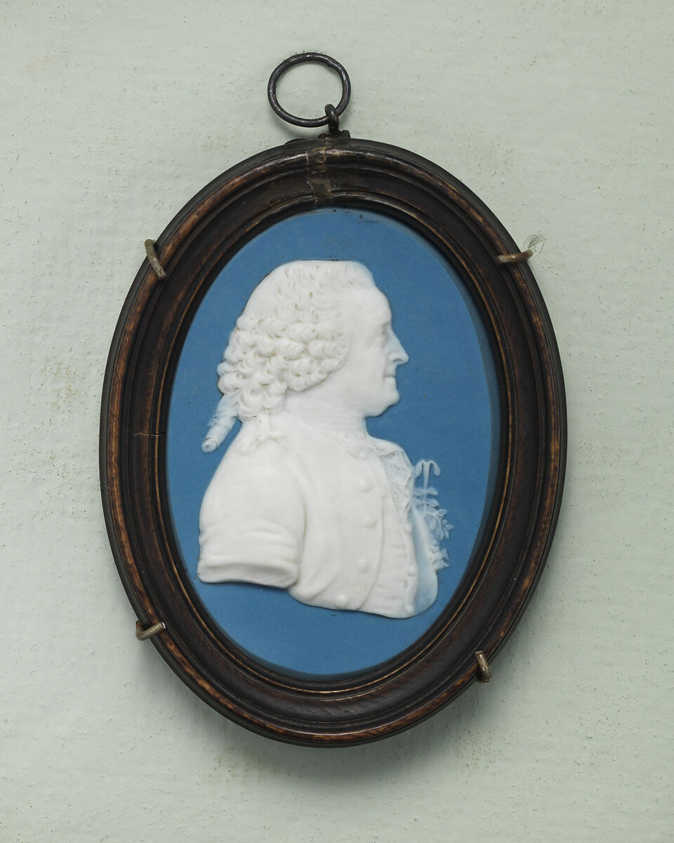 Carolus Linneaus, Josiah Wedgwood (British, Burslem, Stoke-on-Trent 1730–1795 Burslem, Stoke-on-Trent), Jasperware, British, Etruria, Staffordshire 
