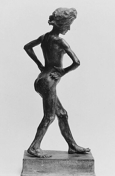 Little Roman Dancer, Henri L. Bouchard (French, 1875–1960), Bronze, French, modeled Italy, Rome 