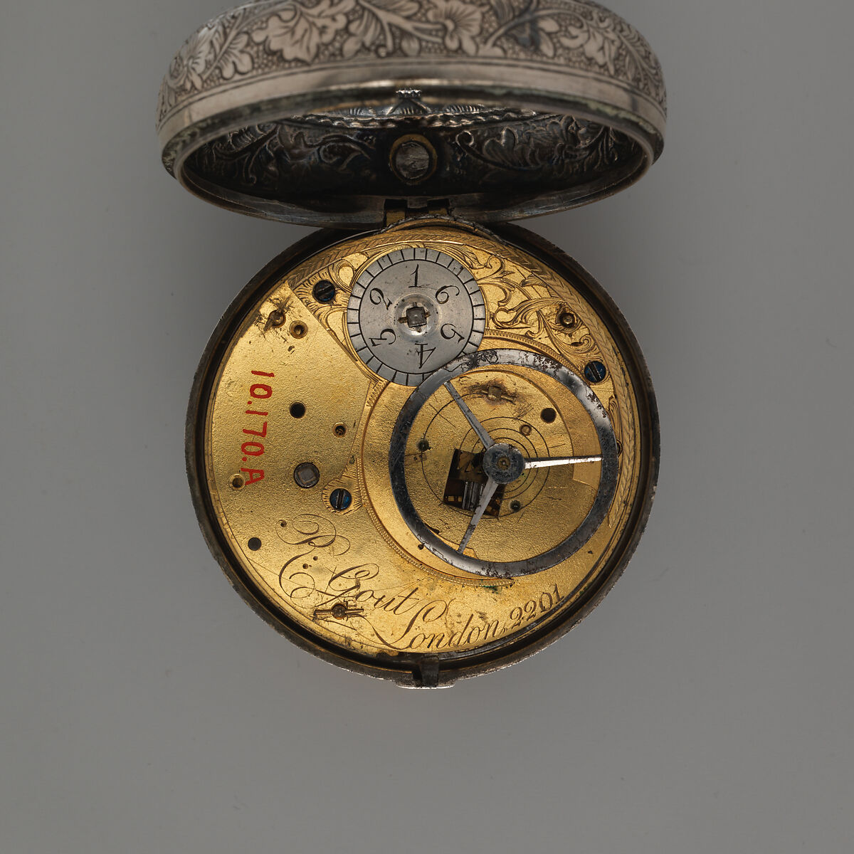 Watch, Watchmaker: Ralph Gout (ca. 1770–1836, bankrupt 1796), Silver, British, London