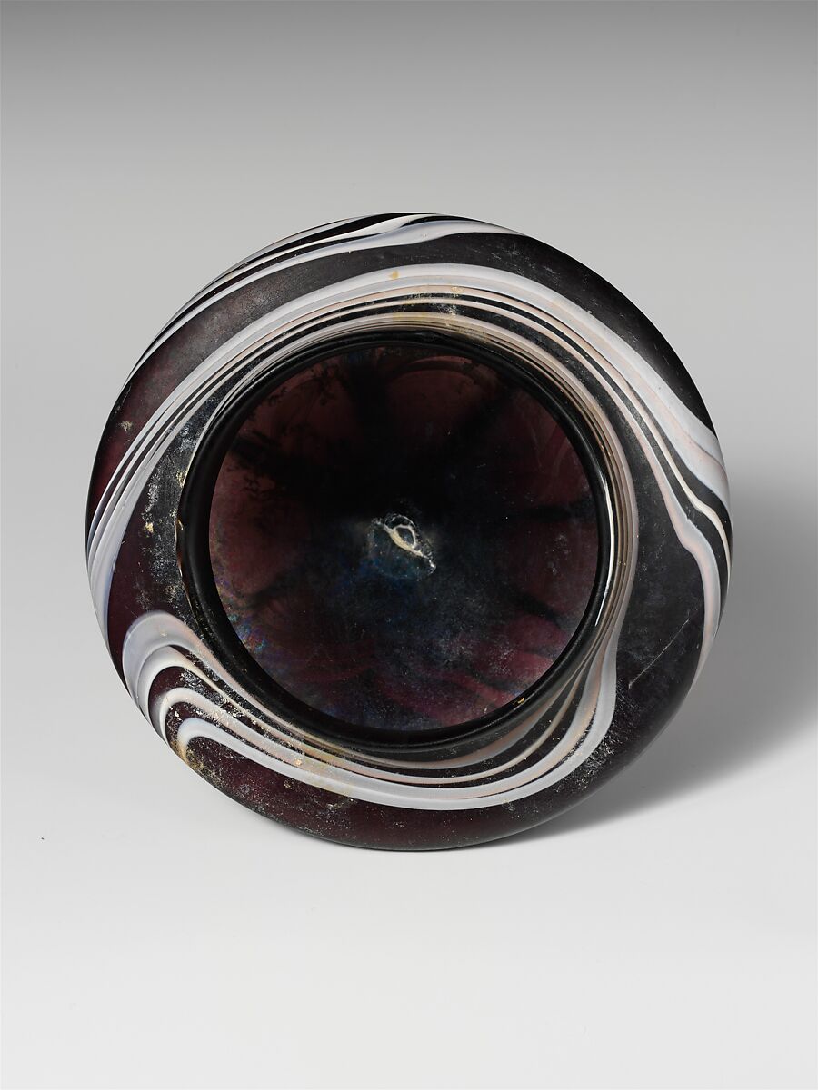 Urn with cover, Glass, Italian, Venice (Murano)