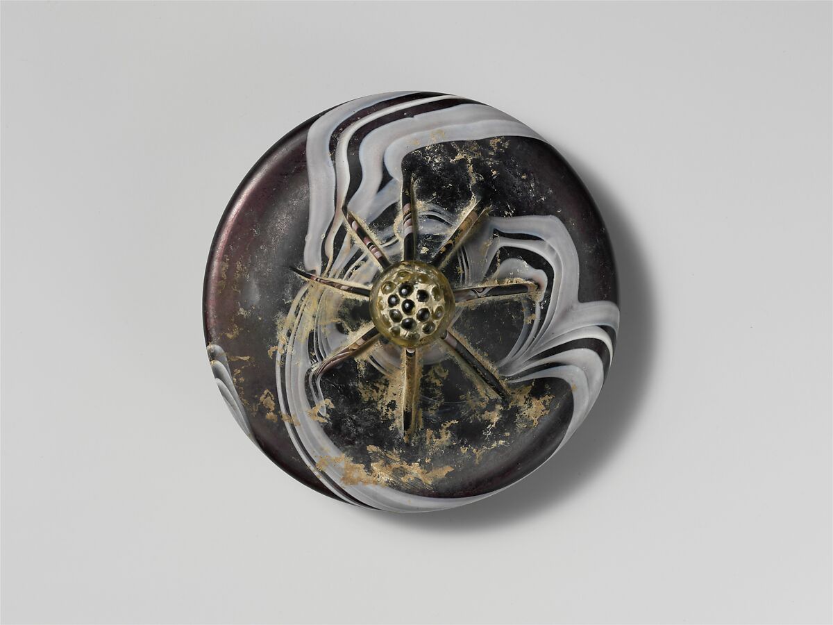 Urn with cover, Glass, Italian, Venice (Murano)