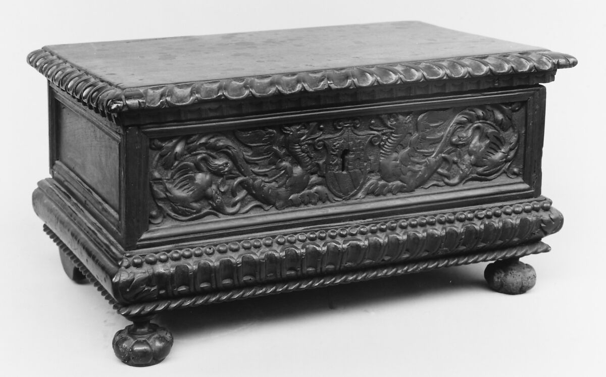 Casket, Wood, probably Italian, Tuscany 