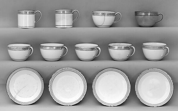 Small cup (part of a set), Josiah Wedgwood and Sons (British, Etruria, Staffordshire, 1759–present), Pottery, British, Staffordshire 