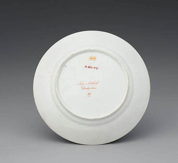 Plate (part of a service), Crown Derby (British, 1750–present), Bone china, British, Derby