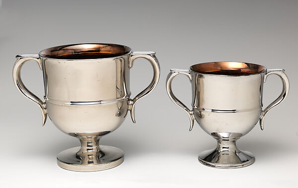 Two-handled cup, Josiah Wedgwood and Sons (British, Etruria, Staffordshire, 1759–present), Jasperware, British, Staffordshire