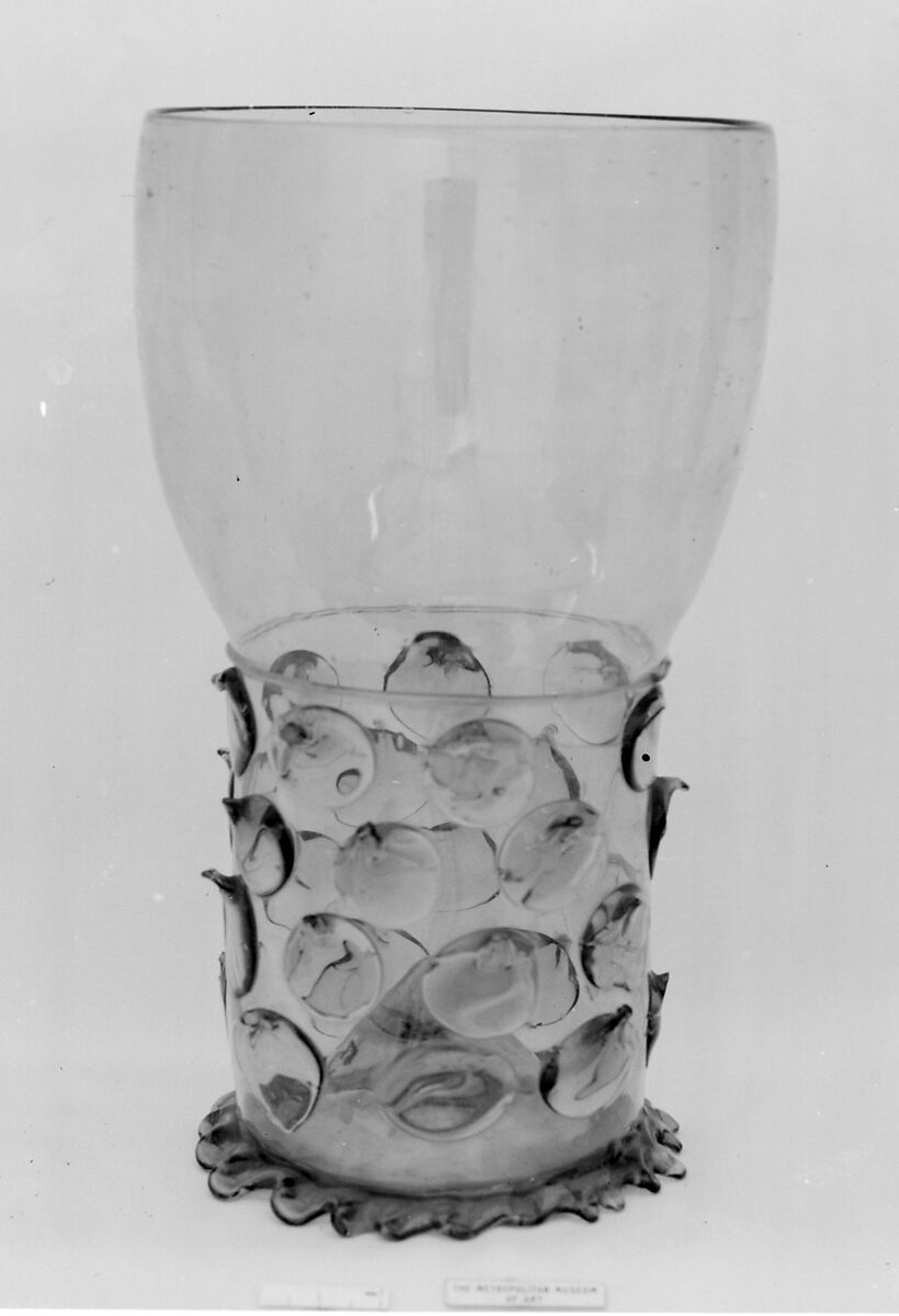 Goblet (Roemer), Glass, Dutch or German 