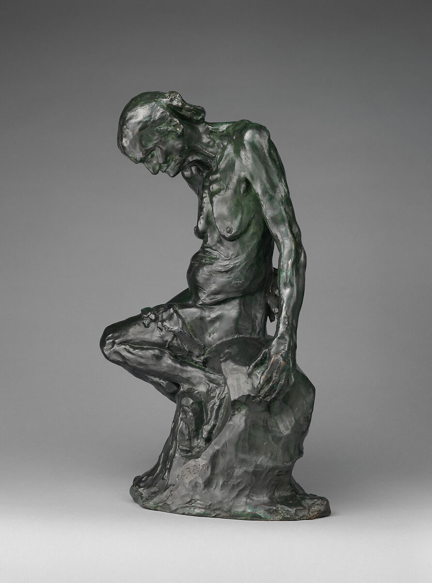 The Old Courtesan (La Belle qui fut heaulmière), Auguste Rodin (French, Paris 1840–1917 Meudon), Bronze, French