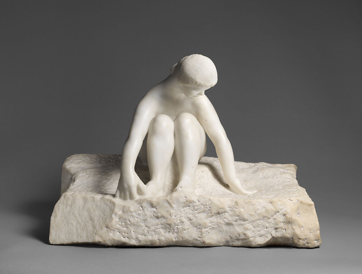 Beside the Sea, Auguste Rodin  French, Marble, French