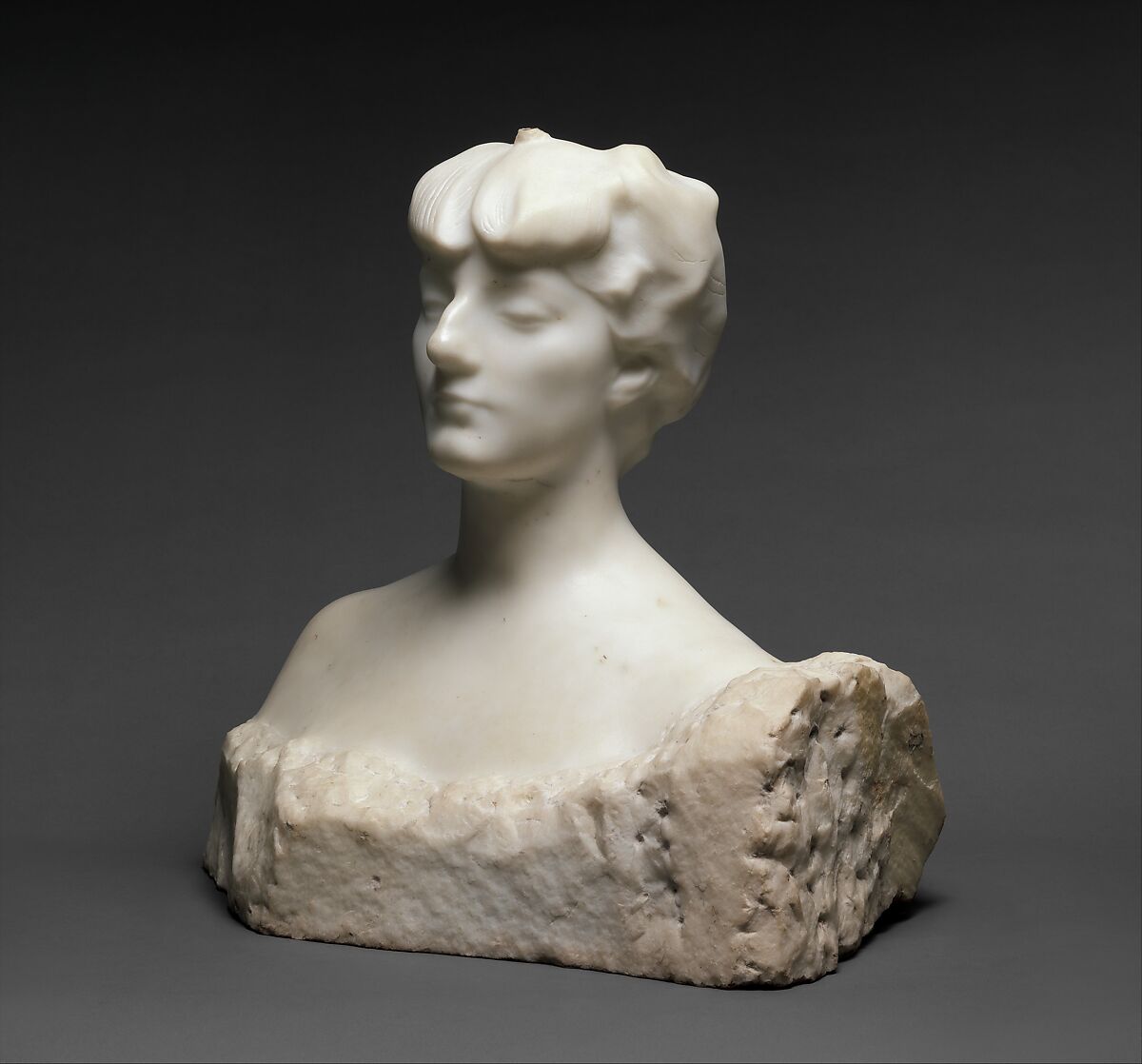 Madame X (Countess Anna-Elizabeth de Noailles), Auguste Rodin (French, Paris 1840–1917 Meudon), Marble, French