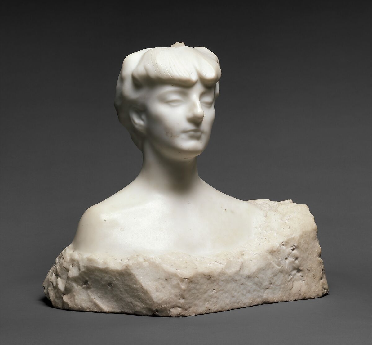 Madame X (Countess Anna-Elizabeth de Noailles), Auguste Rodin (French, Paris 1840–1917 Meudon), Marble, French 