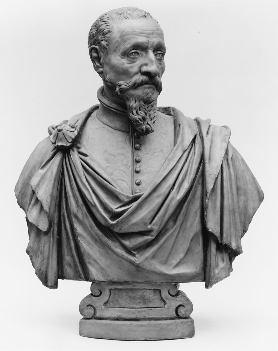 Venetian nobleman, Workshop of Alessandro Vittoria (Alessandro Vittoria di Vigilio della Volpa) (Italian, 1525–1608), Terracotta, Italian, Venice