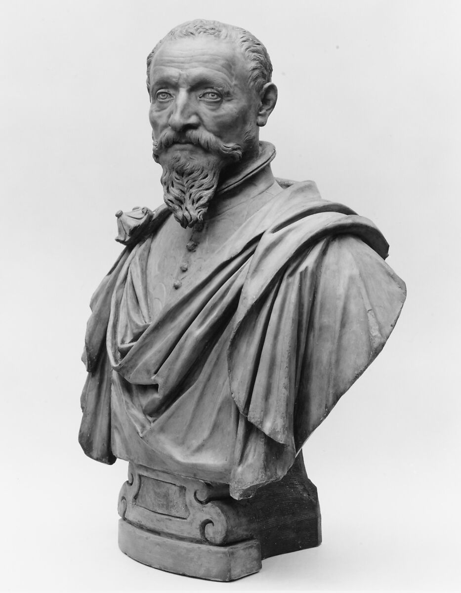 Venetian nobleman, Workshop of Alessandro Vittoria (Alessandro Vittoria di Vigilio della Volpa) (Italian, 1525–1608), Terracotta, Italian, Venice
