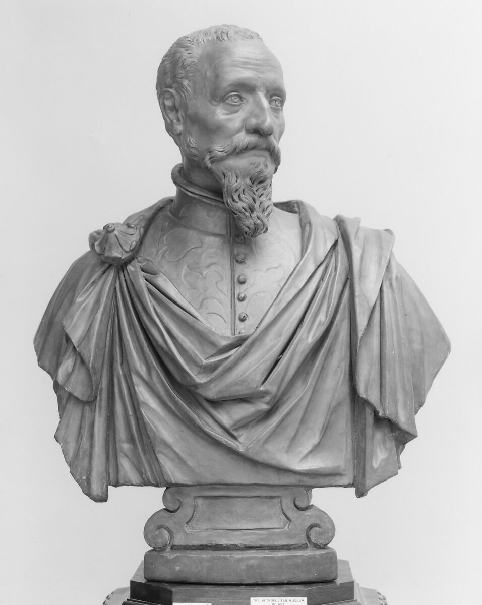Venetian nobleman, Workshop of Alessandro Vittoria (Alessandro Vittoria di Vigilio della Volpa) (Italian, 1525–1608), Terracotta, Italian, Venice