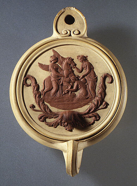 Lamp, Josiah Wedgwood and Sons (British, Etruria, Staffordshire, 1759–present), Caneware, British, Etruria, Staffordshire