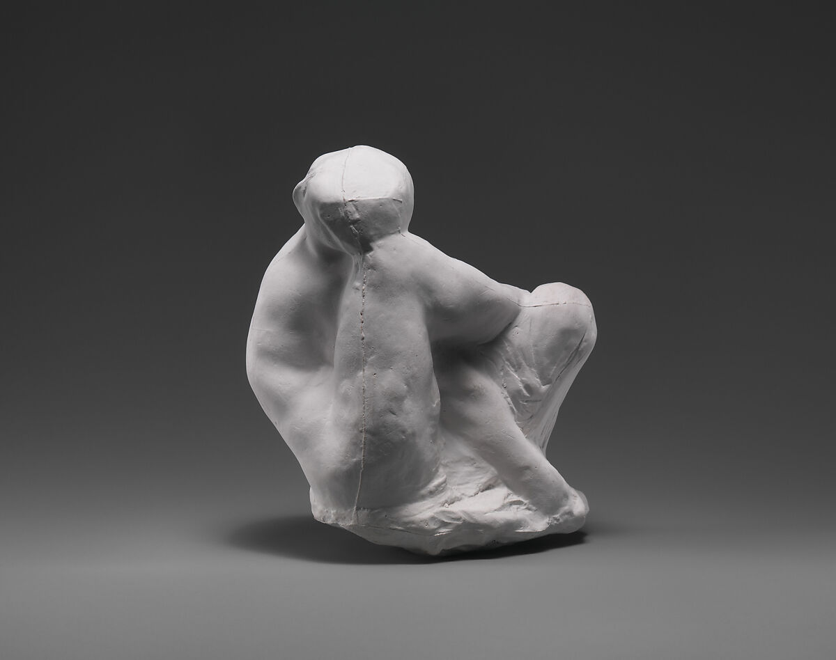 Study for Obsession, Auguste Rodin (French, Paris 1840–1917 Meudon), Cast plaster, French