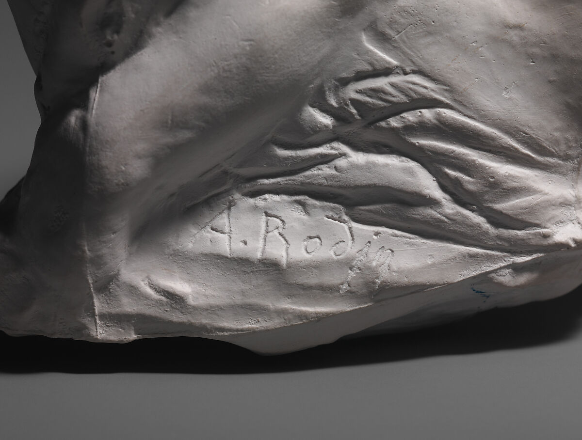 Study for Obsession, Auguste Rodin (French, Paris 1840–1917 Meudon), Cast plaster, French