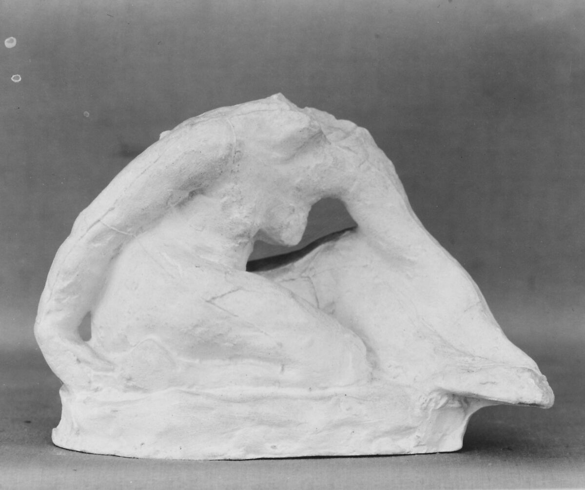 Young woman, Auguste Rodin (French, Paris 1840–1917 Meudon), Cast plaster, French 