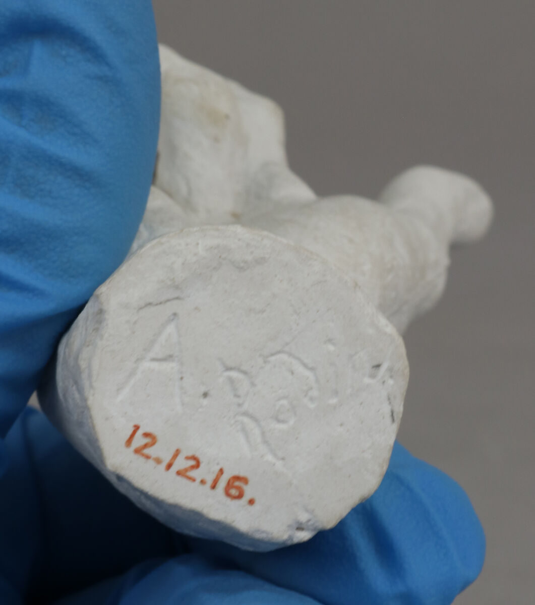 Study of a hand, Auguste Rodin (French, Paris 1840–1917 Meudon), Cast plaster, French