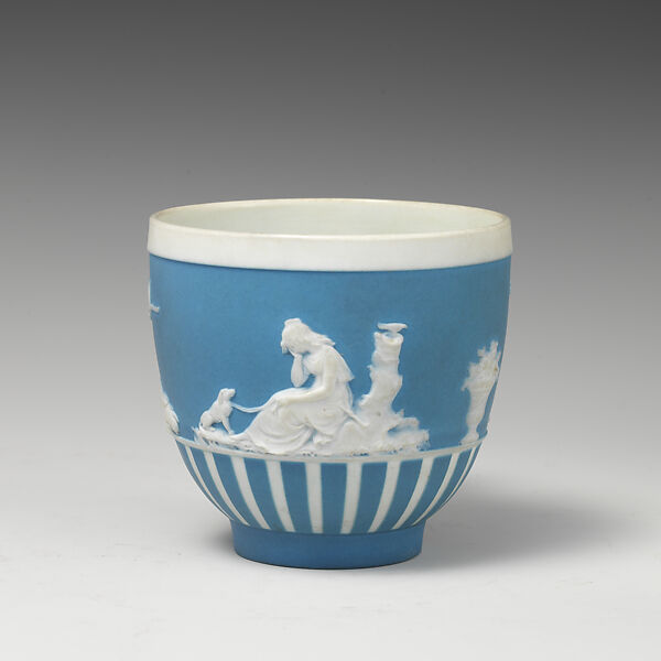 Pair of cups (part of a set), Josiah Wedgwood and Sons (British, Etruria, Staffordshire, 1759–present), Jasperware, British, Etruria, Staffordshire