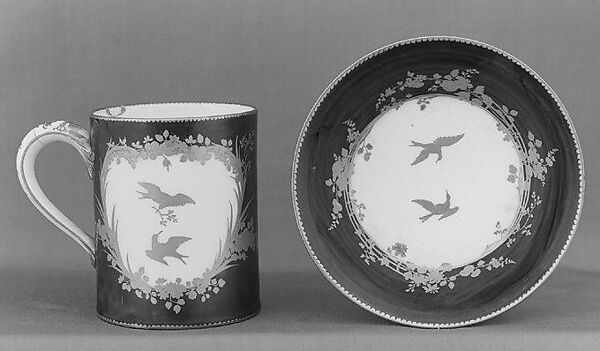 Cup (gobelet litron) and saucer
