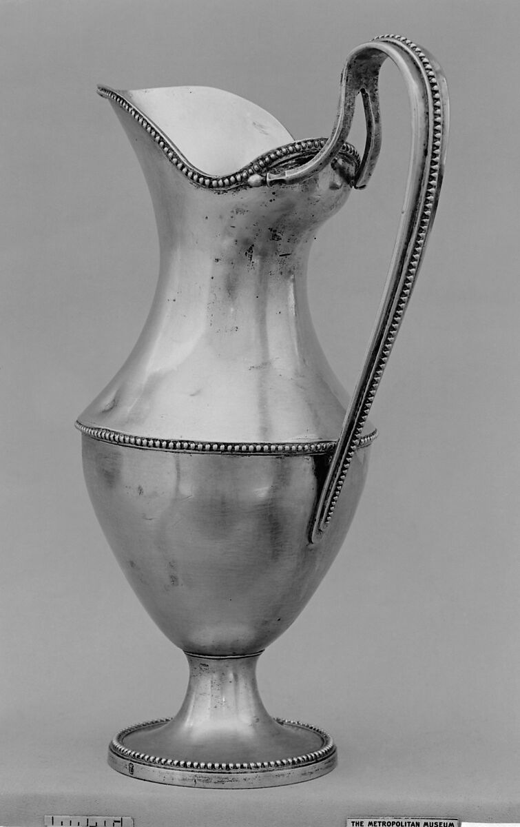 Ewer, R. S. J., Silver, Portuguese, Lisbon 