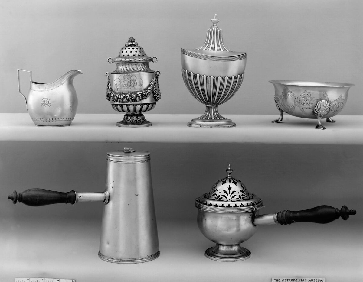 Sugar bowl with cover, M. H. P., Silver, Portuguese, Oporto